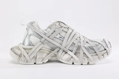 Balenciaga 3XL Chunky Mesh Silver White - etkick reps au