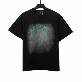 Balenciaga Blurred Green Logo T-Shirt