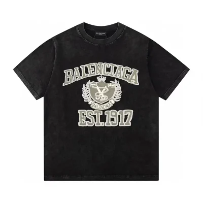 Balenciaga EST 1917 Print T-Shirt Replica - etkick reps au