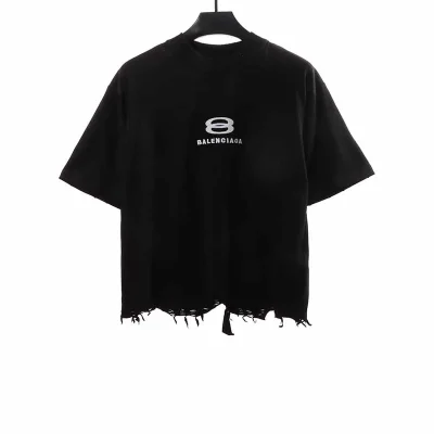 Balenciaga Embroidered Logo T-Shirt - etkick reps au