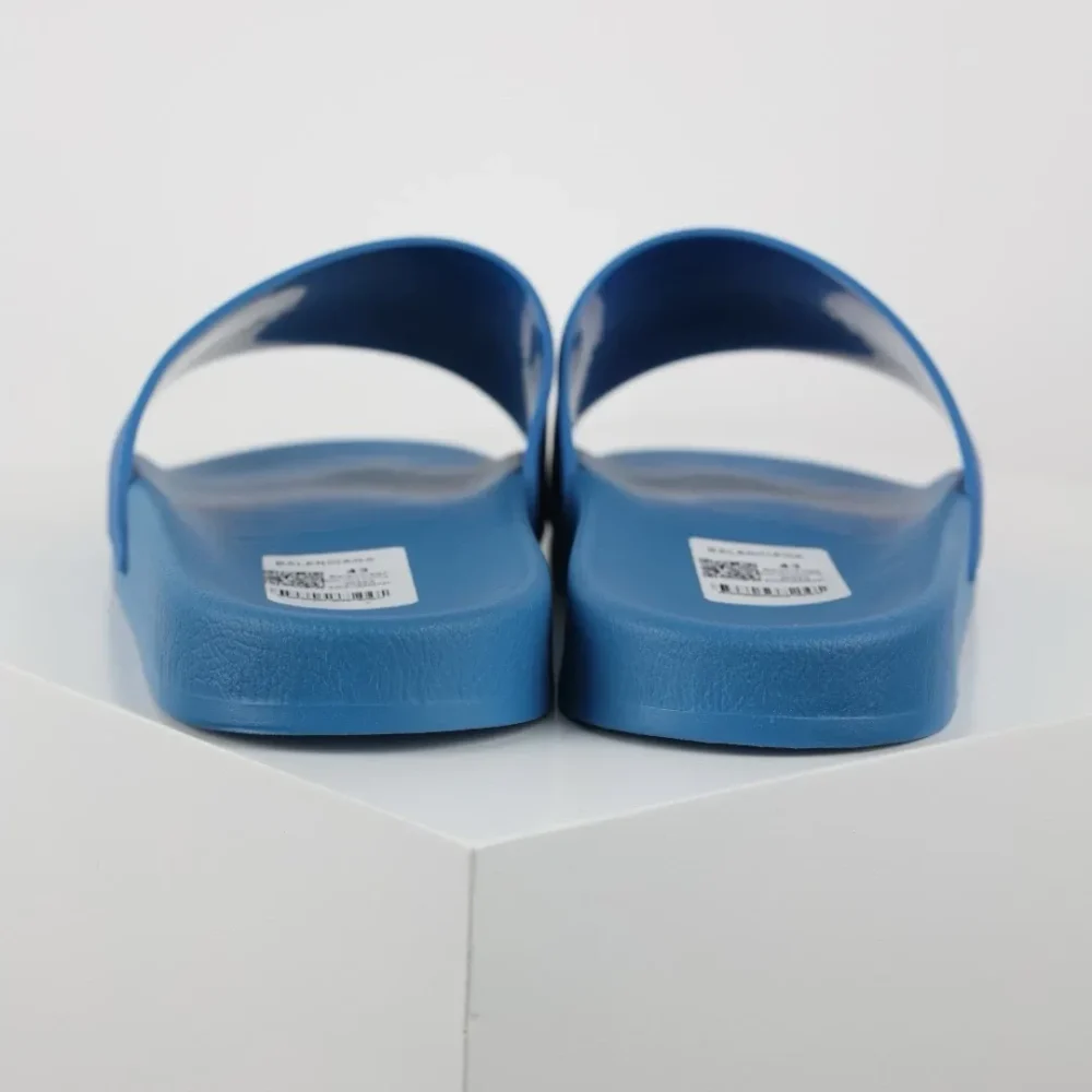 Balenciaga Flip-Flops mit Logo-Print Blue - etkick reps au