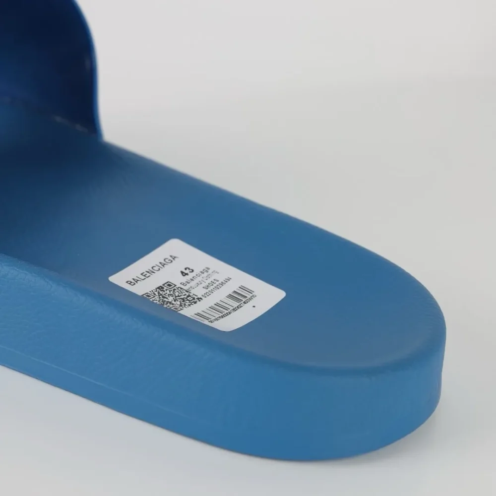 Balenciaga Flip-Flops mit Logo-Print Blue - etkick reps au