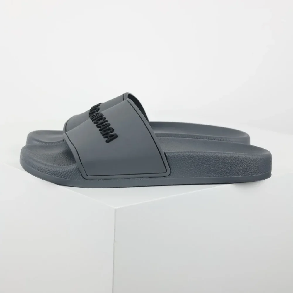 Balenciaga Flip-Flops mit Logo-Print Grey - etkick reps au