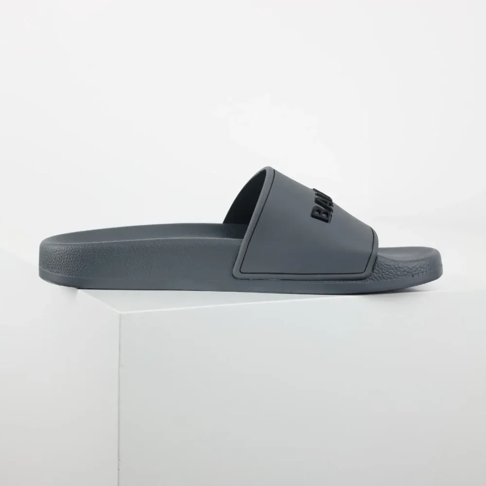 Balenciaga Flip-Flops mit Logo-Print Grey - etkick reps au