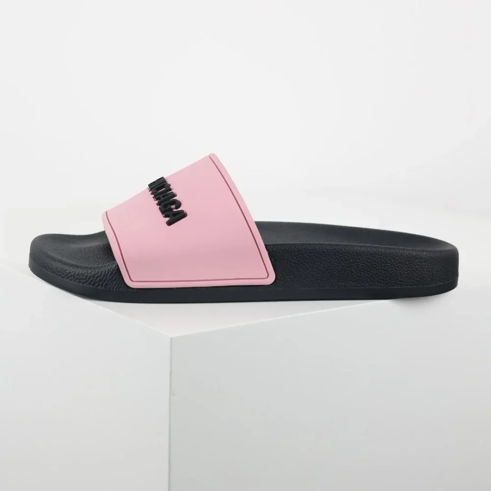 Balenciaga Flip-Flops mit Logo-Print Pink und Black - etkick reps au