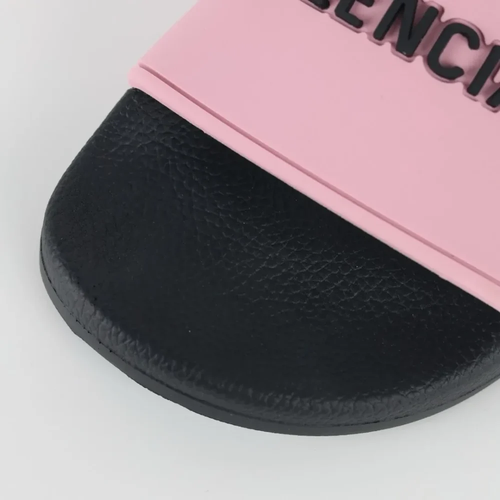 Balenciaga Flip-Flops mit Logo-Print Pink und Black - etkick reps au