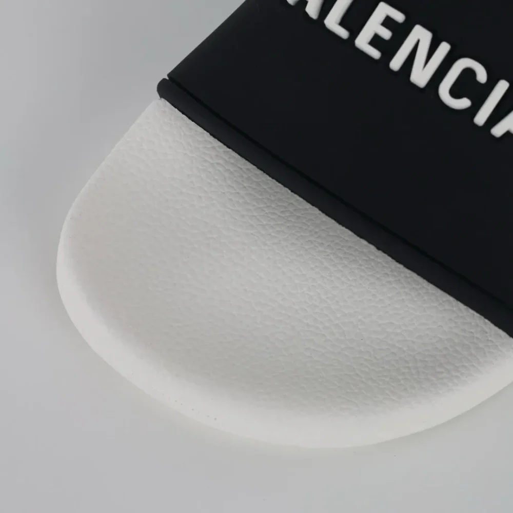 Balenciaga Flip-Flops with logo Print white and black - etkick reps au