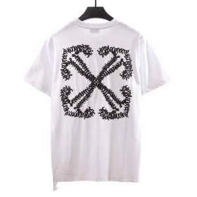 Off-White Embroidered Arrow Logo T-Shirt