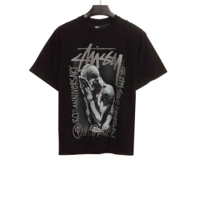 Stussy Reflective Character Print T-Shirt