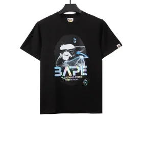 BAPE Moon Ape Head Print T-Shirt