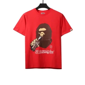 BAPE x Coca-Cola Monkey Head Print T-Shirt