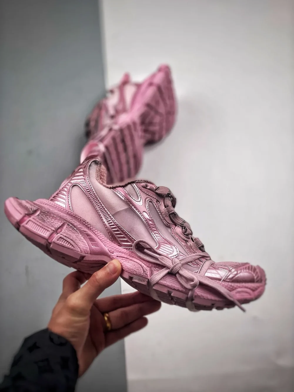 Balenciaga 3XL in Pink Lace-Up - etkick reps au