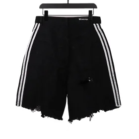 Balenciaga Ripped Denim Shorts by Collaboration