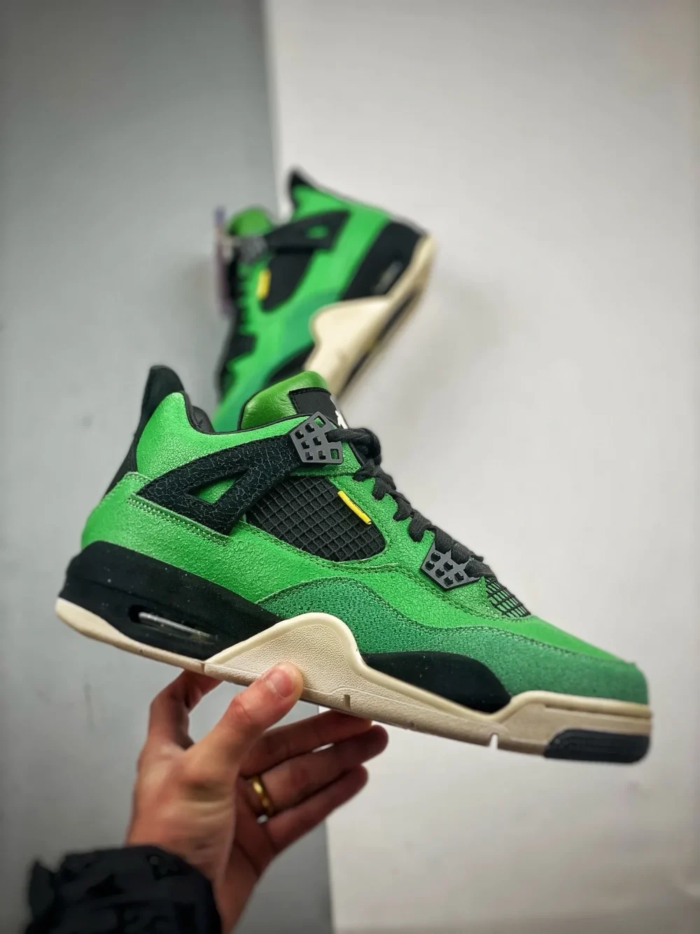 Jordan 4 Retro Manila Black Green - etkick reps au