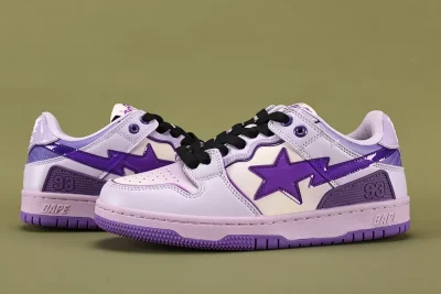 Top A Bathing Ape Bape SK8 Sta Purple - etkick reps au