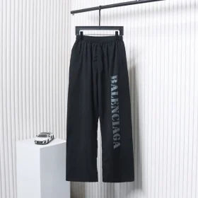 Balenciaga Jogging Pants With Blurred Letter Print