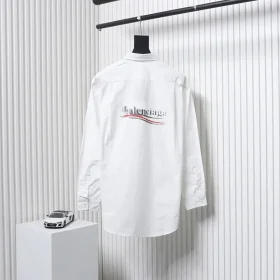 Balenciaga shirt with blurred logo print