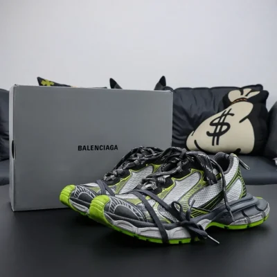 Balenciaga 3XL Low-Top Sneakers for Men White Grey Green - etkick reps au