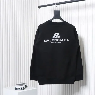 Balenciaga Lb Sweatshirt With Reflective Letter Logo - etkick reps au