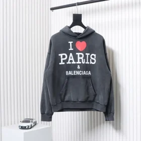 Balenciaga Limited Edition Love Paris Hoodie