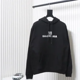 Balenciaga Mosaic Ripped Hoodie