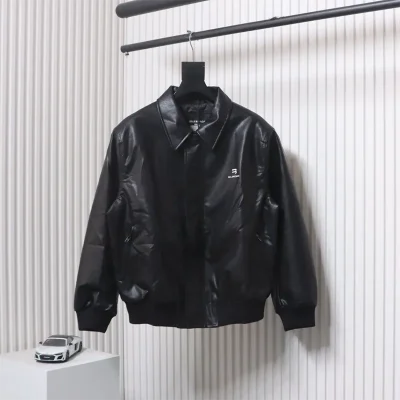 Balenciaga Quilted Leather Jacket TAXI - etkick reps au