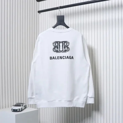 Balenciaga Sweatshirt With Double B Letter Print - etkick reps au