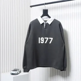 Fear Of God 1977 Sweatshirt With Flocked Polo Collar