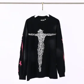 Hellstar Christ Long Sleeve T-Shirt Black