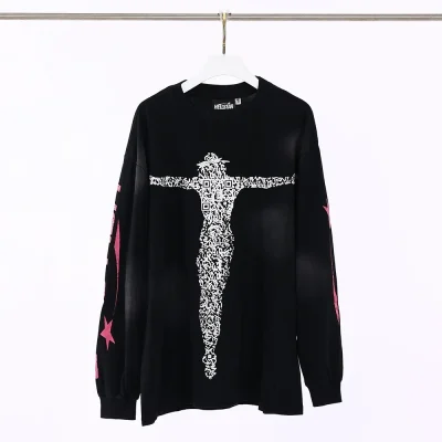 Hellstar Christ Long Sleeve T-Shirt Black - etkick reps au