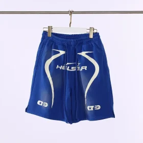 Hellstar Warm-Up Shorts Blue