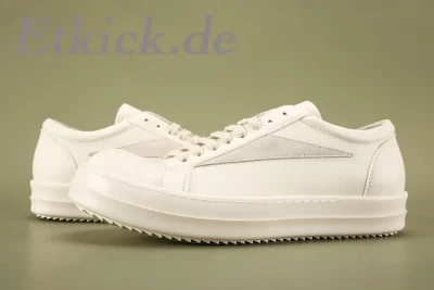 Rick Owens Lido Vintage Milk Low Top Sneakers - etkick reps au