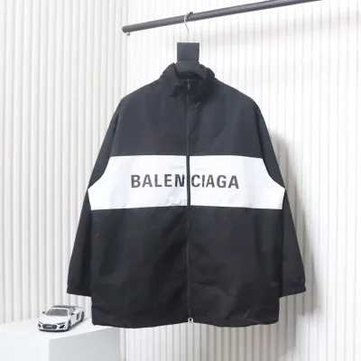 Balenciaga Patchwork Jacket With Lettering - etkick reps au