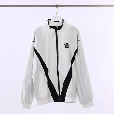 Hellstar Jacket Lightweight Bomber Jacket White - etkick reps au