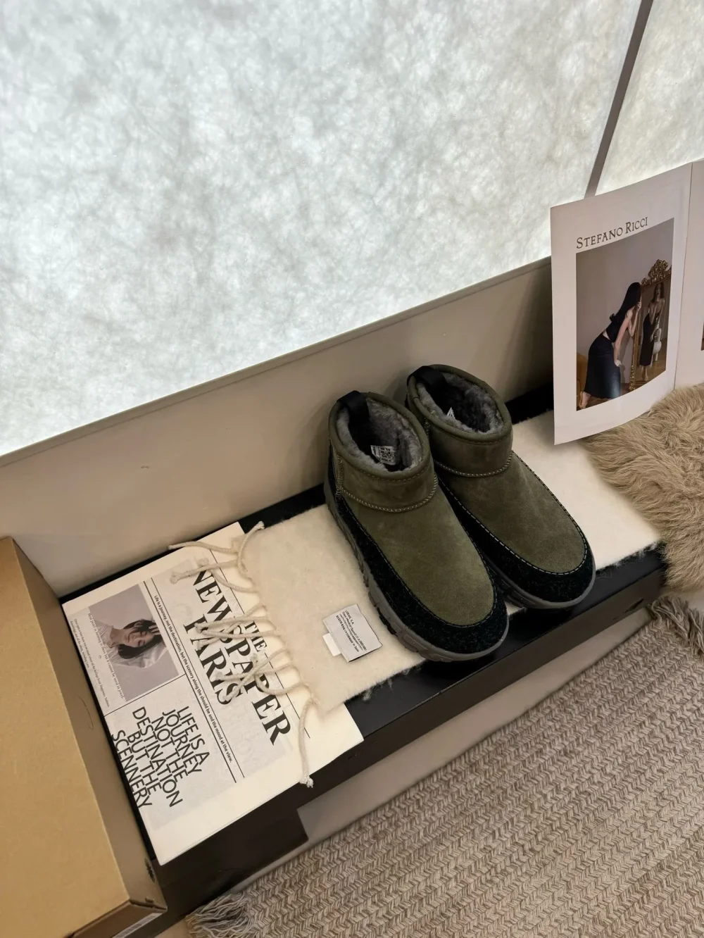 UGG Tires Men Olive Green - etkick reps au