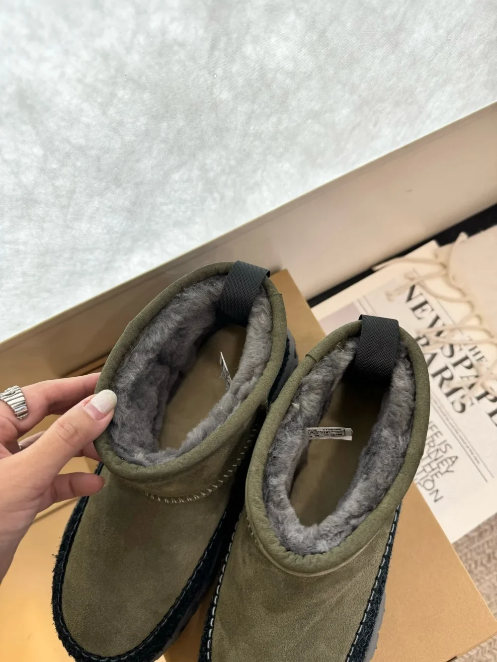 UGG Tires Men Olive Green - etkick reps au