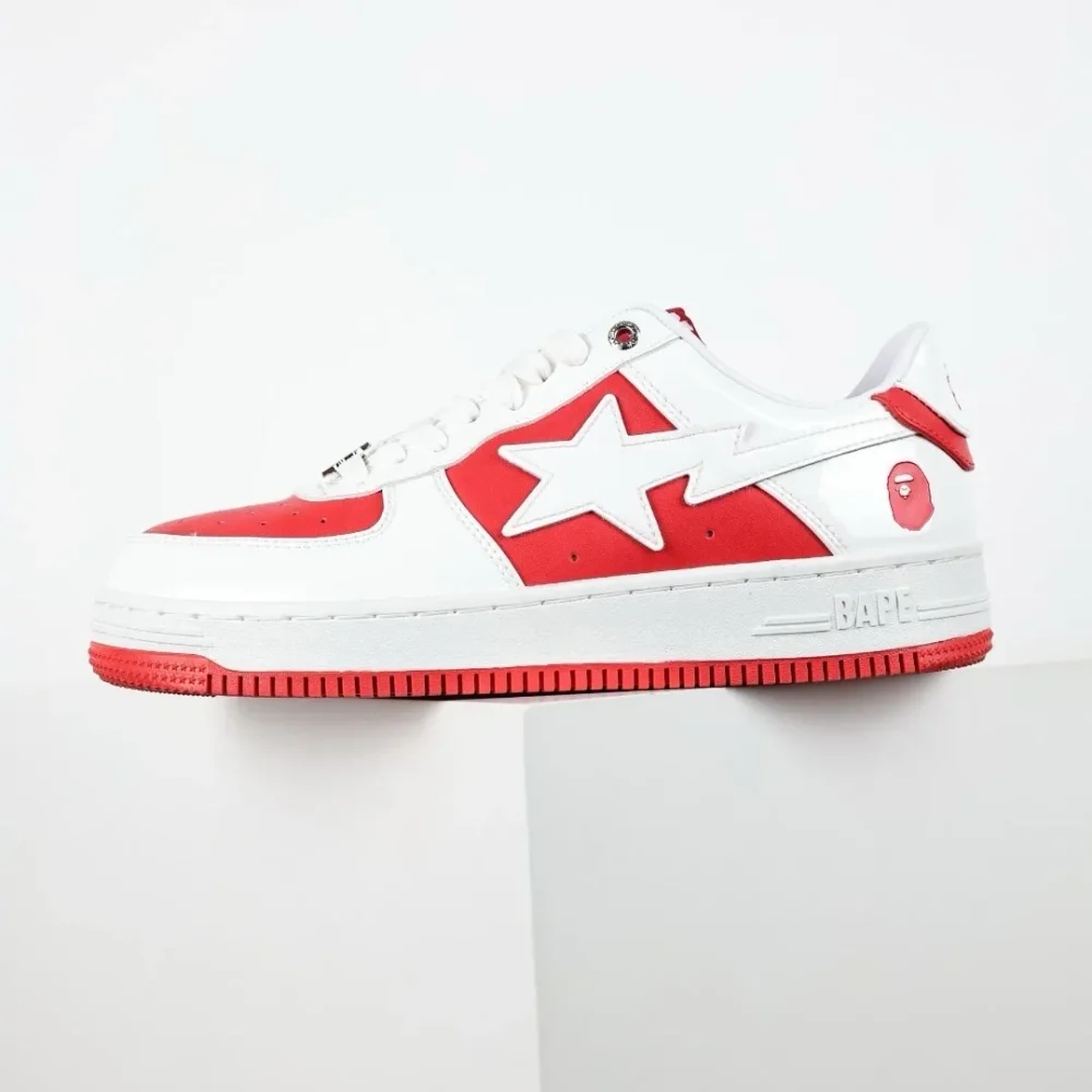 A BATHING APE STA SUEDE HEEL – WHITE - etkick reps au