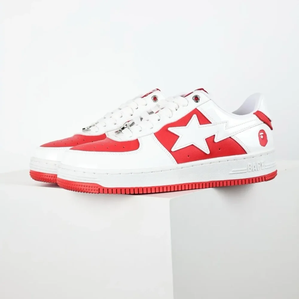 A BATHING APE STA SUEDE HEEL – WHITE - etkick reps au