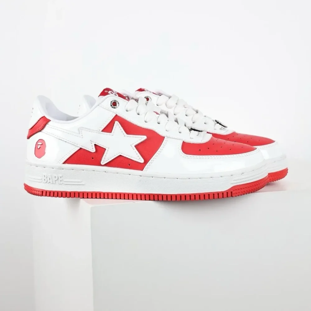 A BATHING APE STA SUEDE HEEL – WHITE - etkick reps au