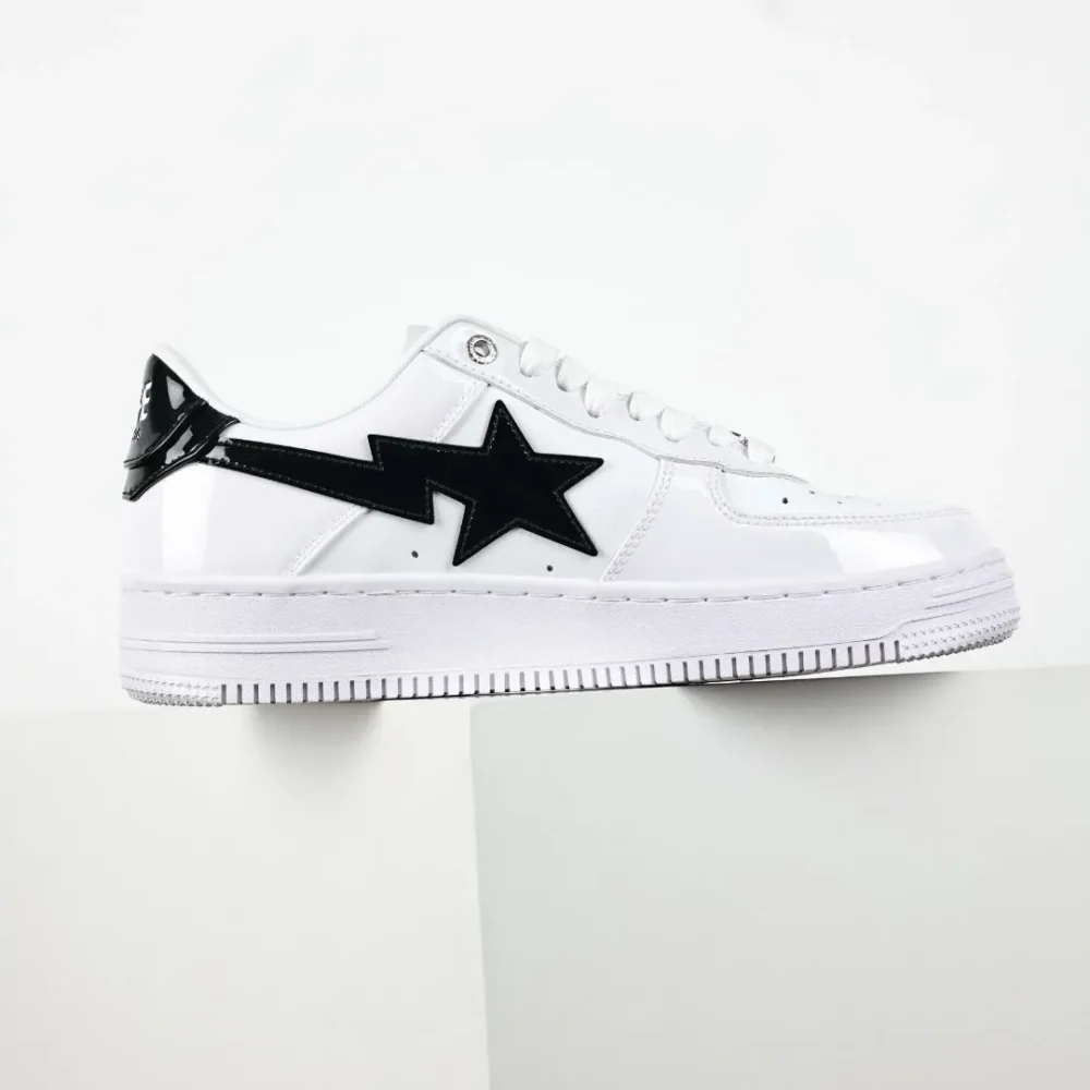 A BATHING APE STA Sneakers in White and Black - etkick reps au