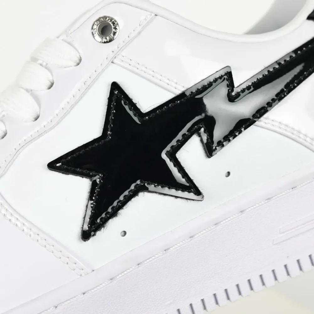 A BATHING APE STA Sneakers in White and Black - etkick reps au