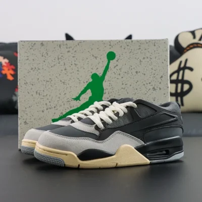 Air Jordan 4 Rm Boys Youth Trainers Gray - etkick reps au