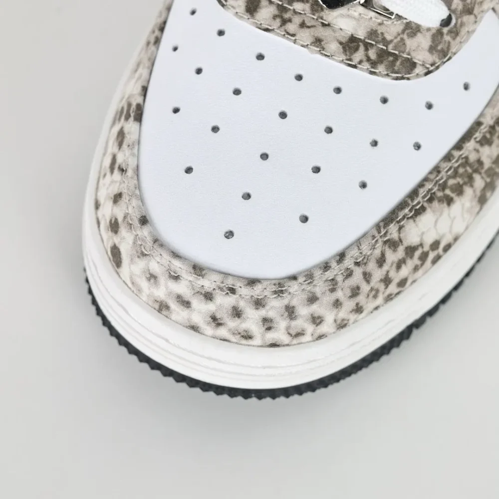 BATHING APE STA fashionable sneakers with white snake pattern - etkick reps au