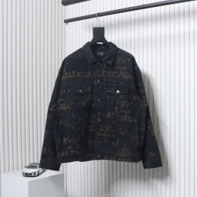 Balenciaga Color-Printed Allover Jacket