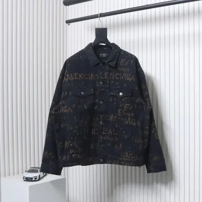 Balenciaga Color-Printed Allover Jacket - etkick reps au