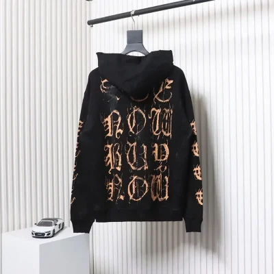 Balenciaga Distressed Sanskrit Hoodie - etkick reps au