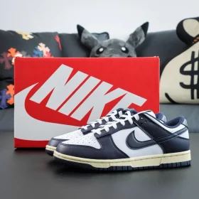 Dunk Low Midnight Navy Navy Blue Top Shoes