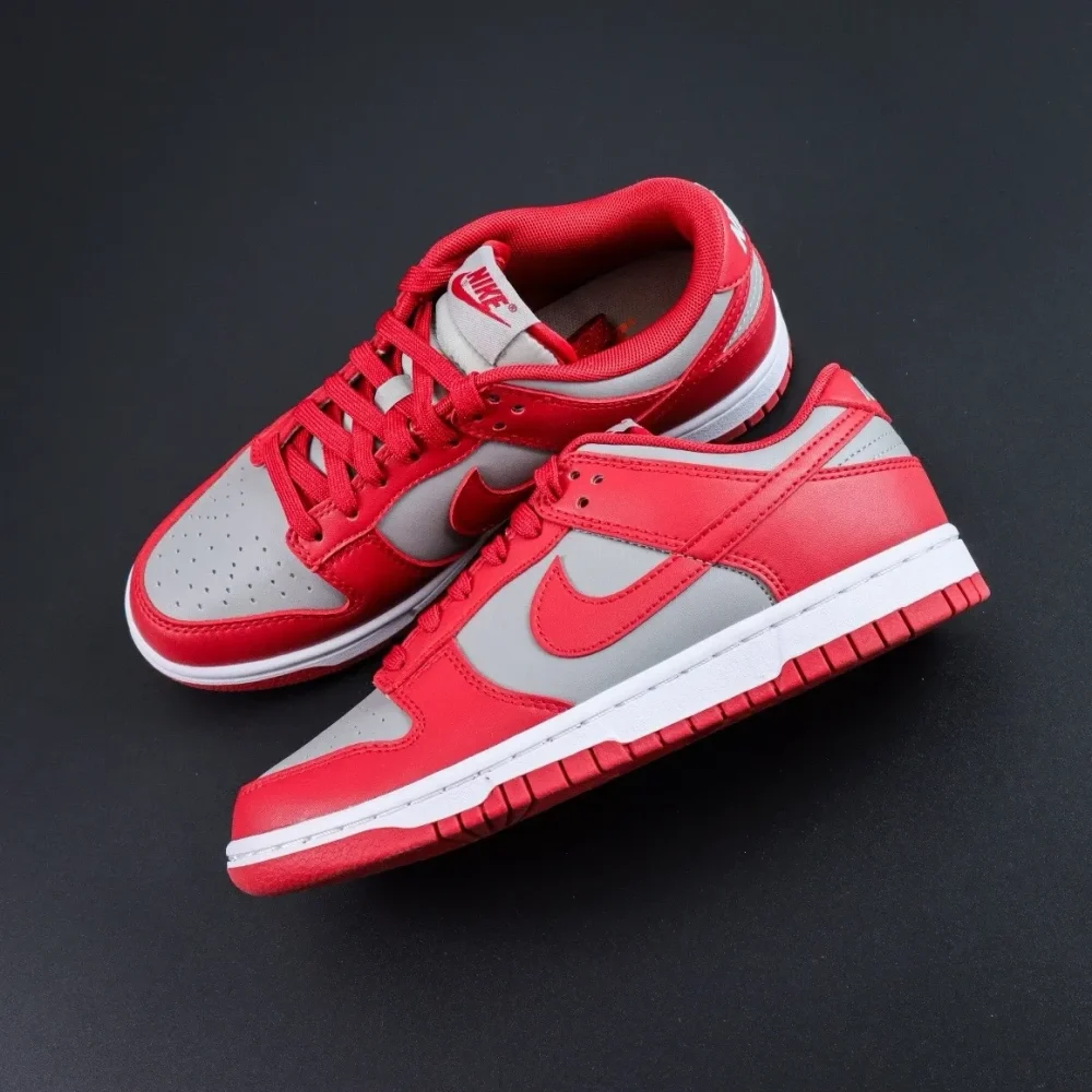 Dunk Low Retro Mid Grey Varsity Red Replica - etkick reps au