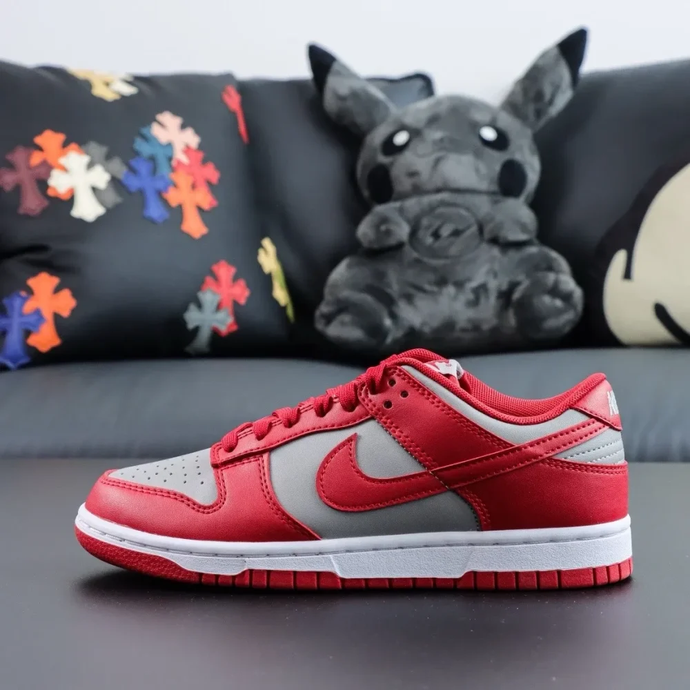 Dunk Low Retro Mid Grey Varsity Red Replica - etkick reps au