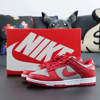 Dunk Low Retro Mid Grey Varsity Red Replica - etkick reps au